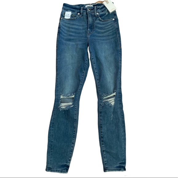 Good American GOOD LEGS CROP JEANS - Picture 4 of 9